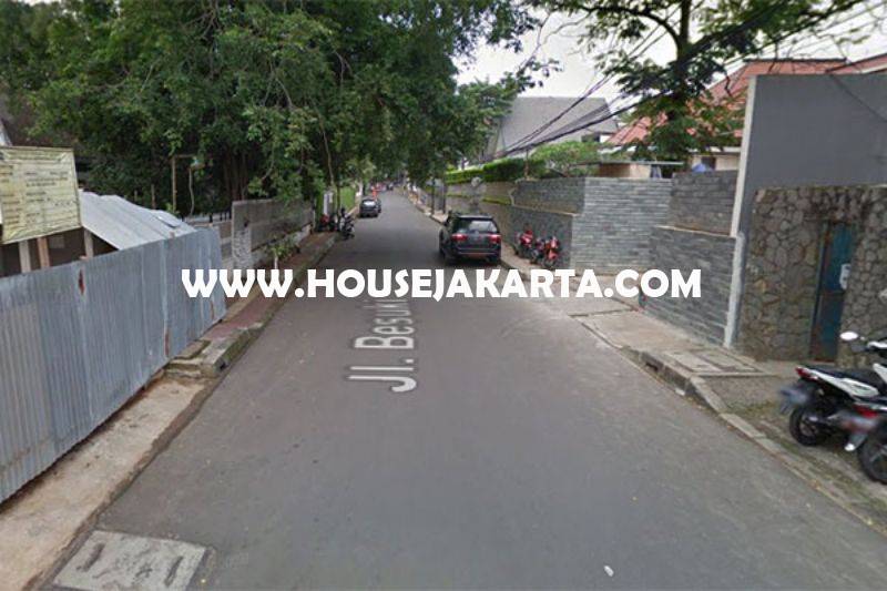 HS1088 Rumah jalan Besuki Menteng Dijual Murah dekat Taman bentuk Kotak