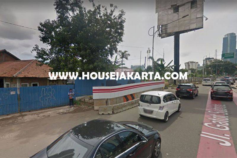 LS1208 Tanah Jalan Gatot Subroto Jakarta Selatan Dijual Murah Luas 1,4 hektar bisa 3 tower ijin 60 Lantai