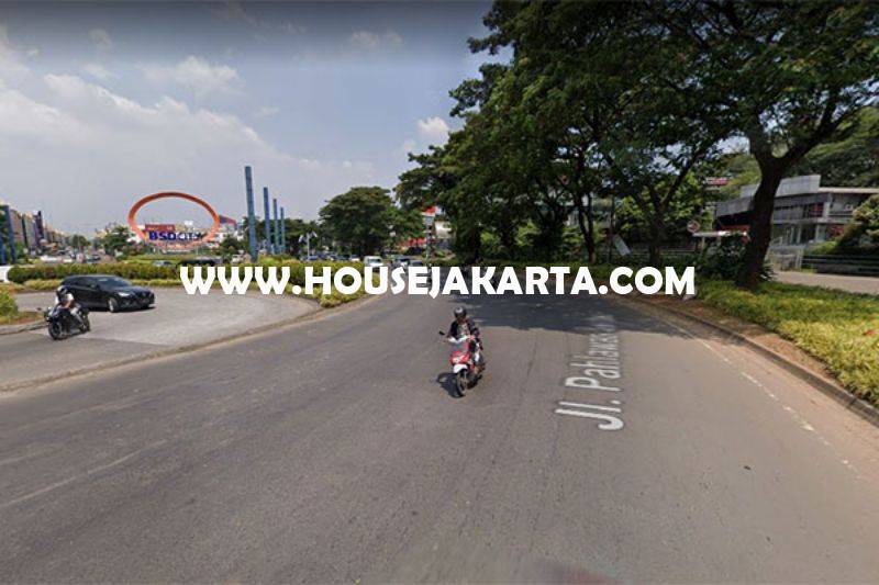LS1244 Tanah Komersial jalan Pahlawan Seribu Sektor VIA BSD City luas 8.274m Dijual Murah