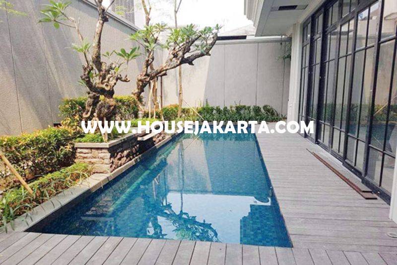 HS1262 Rumah Brand New Kebayoran Baru dekat Senopati Dijual 3 lantai ada Lift Swimming Pool
