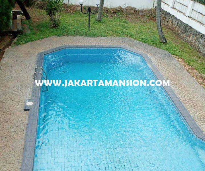 HS1347 Rumah ada Swimming Pool Jalan Kemang Timur Dijual Murah 15 juta/m Luas 2.000m