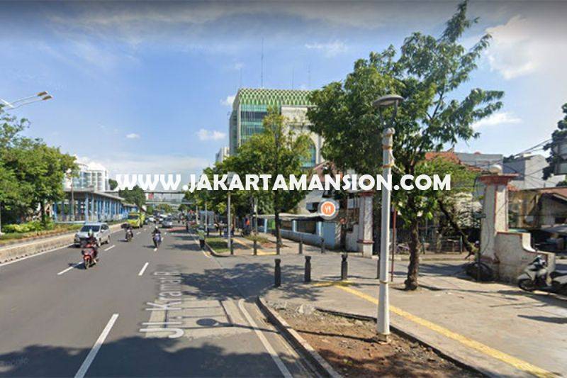 LS1397 Tanah Komersial Jalan Kramat Raya Jakarta Pusat ijin 8 Lantai Dijual Murah 40 juta/m
