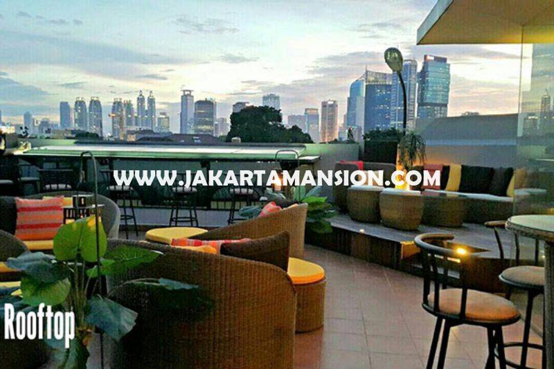 HS1411 Rumah Bagus 3,5 Lantai Jalan Tanjung Menteng ada rooftop city view Dijual Murah 49,5M