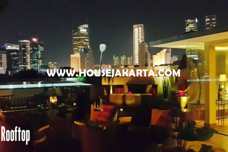 HS1412 Rumah Bagus 3,5 Lantai Jalan Tanjung Menteng ada rooftop city view Dijual Murah 49,5M