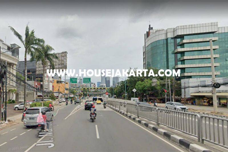 LS1504 Tanah Komersial Jalan Mampang Prapatan Raya Dijual Murah Harga NJOP ijin Gedung