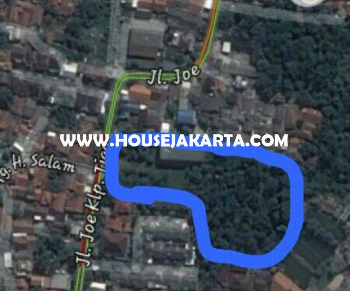 LS1553 Tanah Luas 1,1 hektar Jalan Joe Lenteng Agung Dijual Murah 8,3 juta/m dekat TB Simatupang