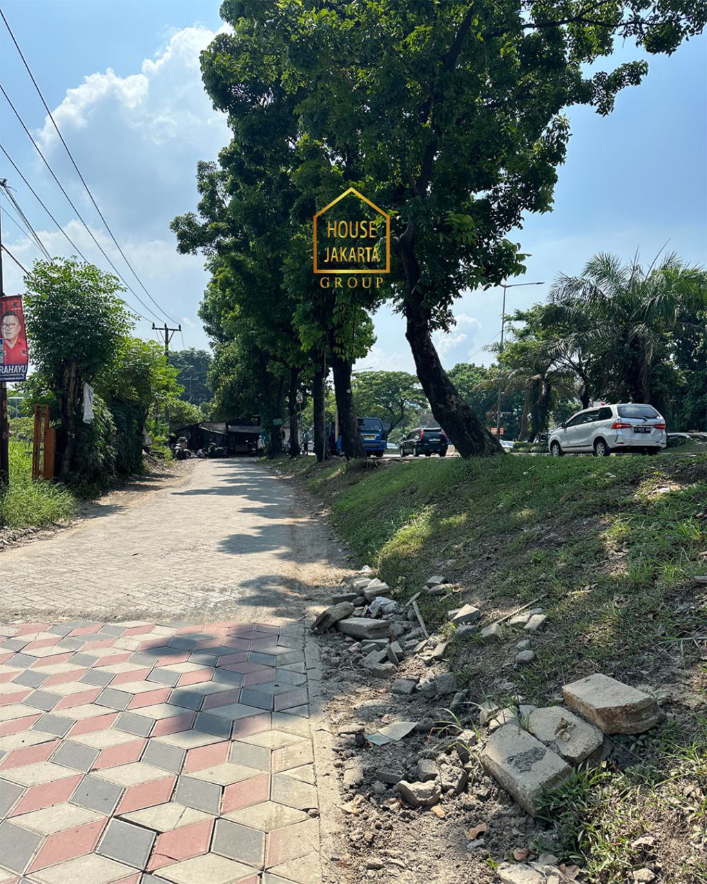 LS1785 Tanah Siap Bangun Di BSD - Tangsel, Lebar Muka 68. Peruntukan Kantor, Apartemen, Hotel, RS DLL