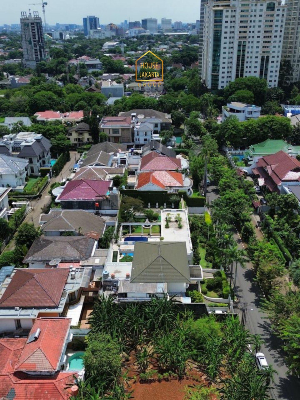 LS2036  FOR SALE: SIMPRUG GARDEN RAYA. TANAH (2 KAVLING BESAR),  POSISI HOOK, PRIME AREA