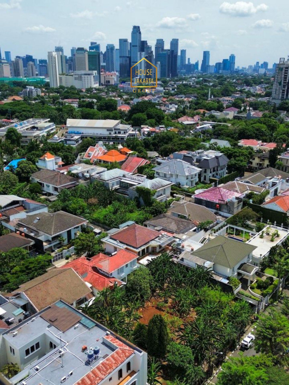 LS2036  FOR SALE: SIMPRUG GARDEN RAYA. TANAH (2 KAVLING BESAR),  POSISI HOOK, PRIME AREA